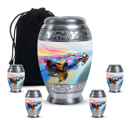 Personalized Car Cremation Urn for Adult - 10-inch, 200 cu in - Yatskia