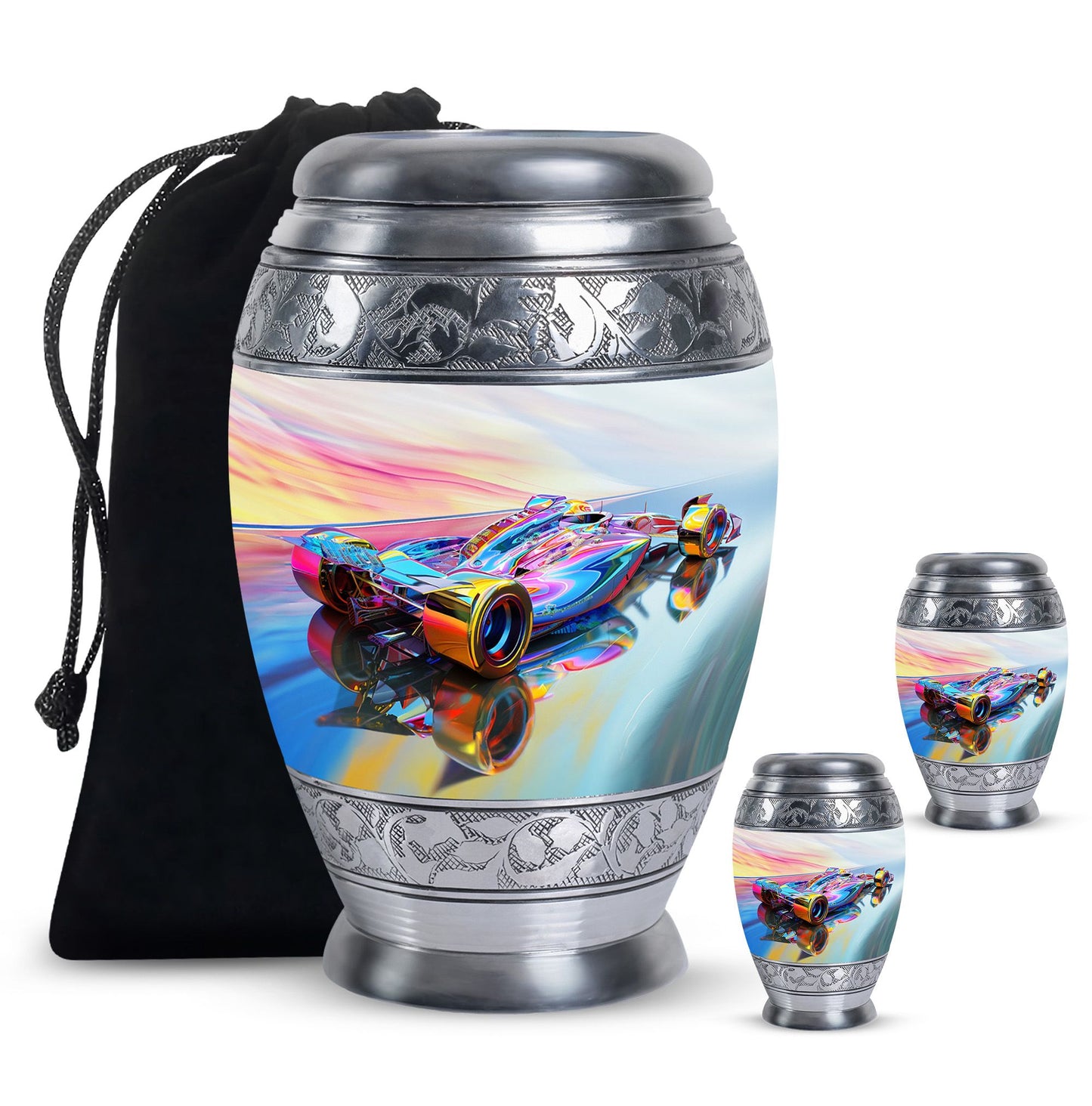 Personalized Car Cremation Urn for Adult - 10-inch, 200 cu in - Yatskia