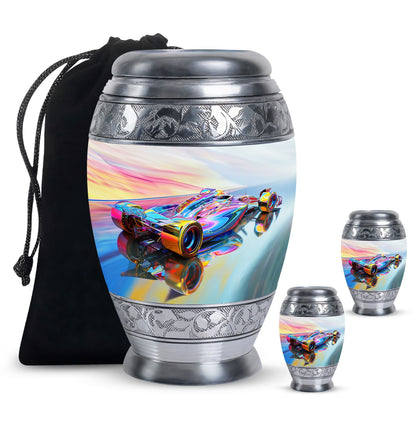 Personalized Car Cremation Urn for Adult - 10-inch, 200 cu in - Yatskia