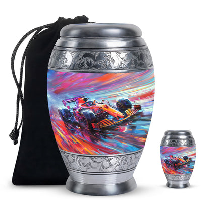 Personalized Car Cremation Urn for Human Ashes - 10-inch, 200 cu in - Yatskia