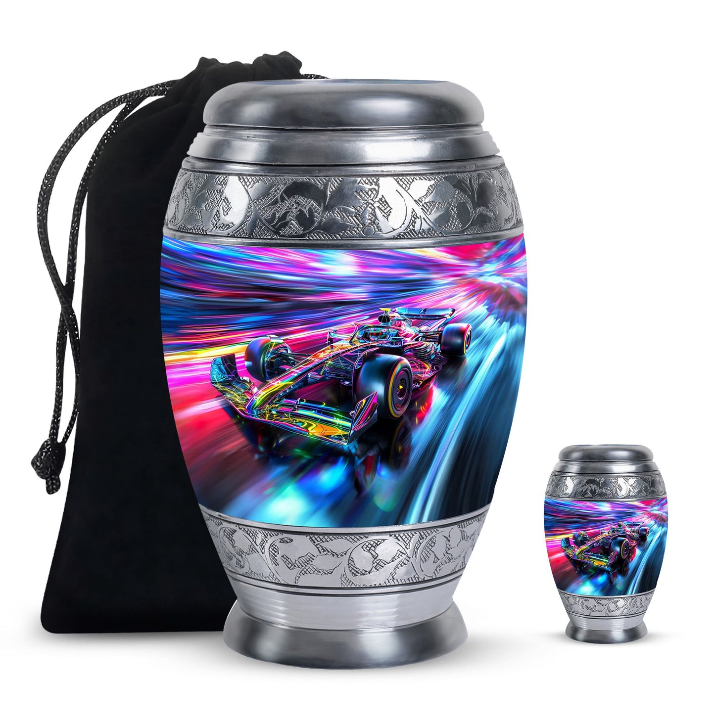 Personalized Car Keepsake Urn for Human Ashes - 10-inch, 200 cu in - Yatskia