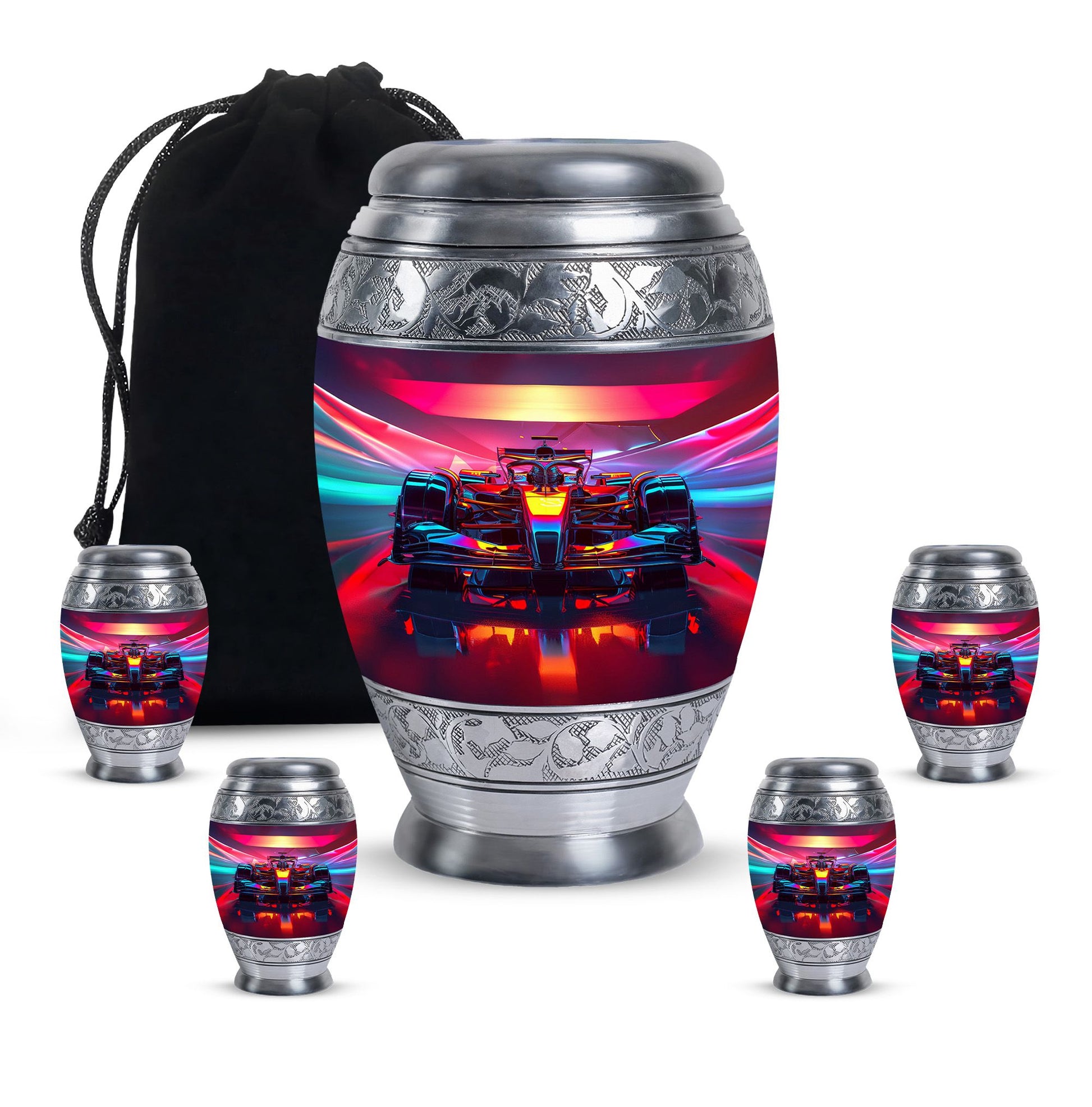 Racing Car Cremation Urn for Ashes – Unique Tribute For Motorsports Fans