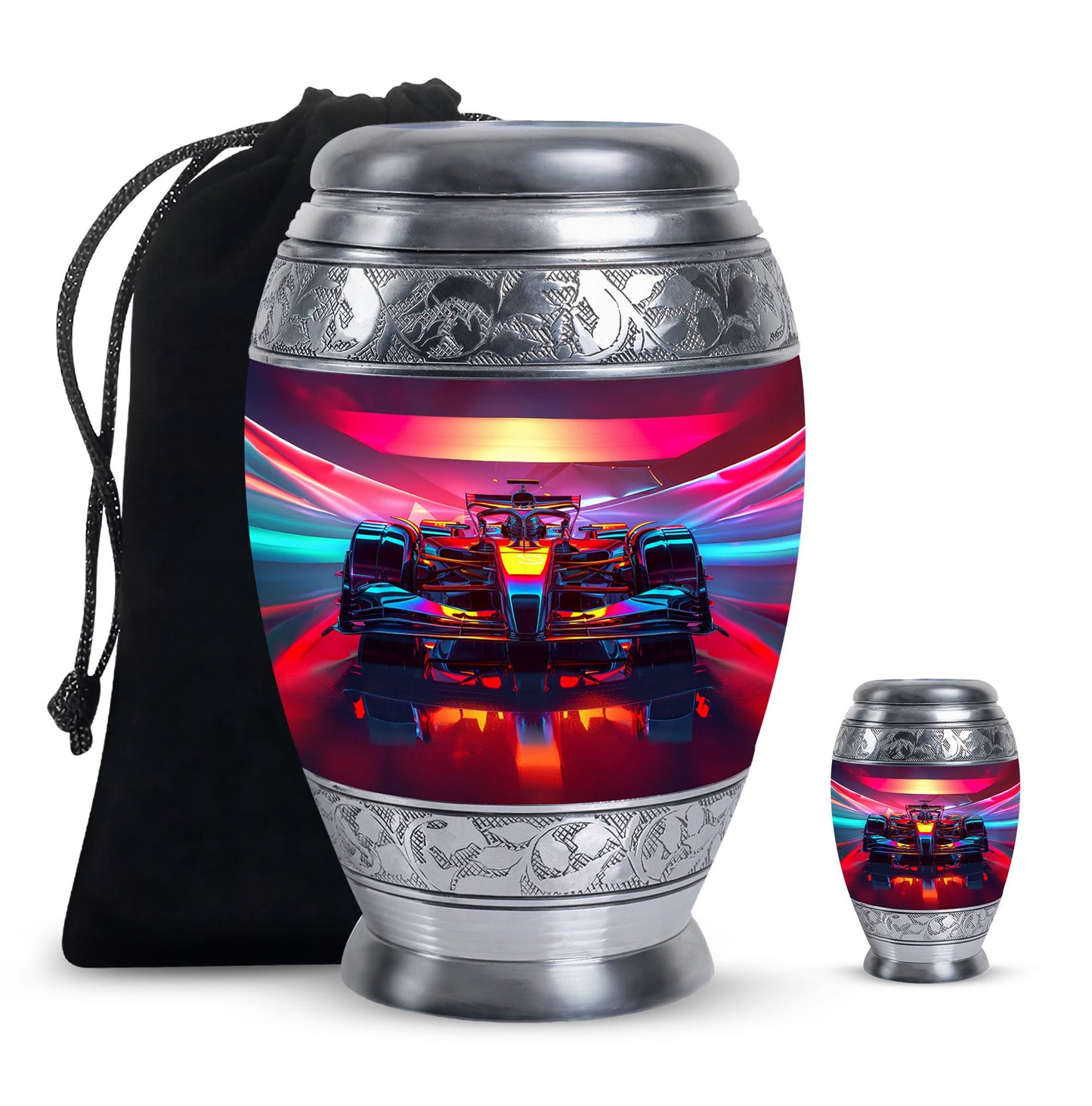 Personalized Car Cremation Urn for Human Ashes - 10-inch, 200 cu in - Yatskia