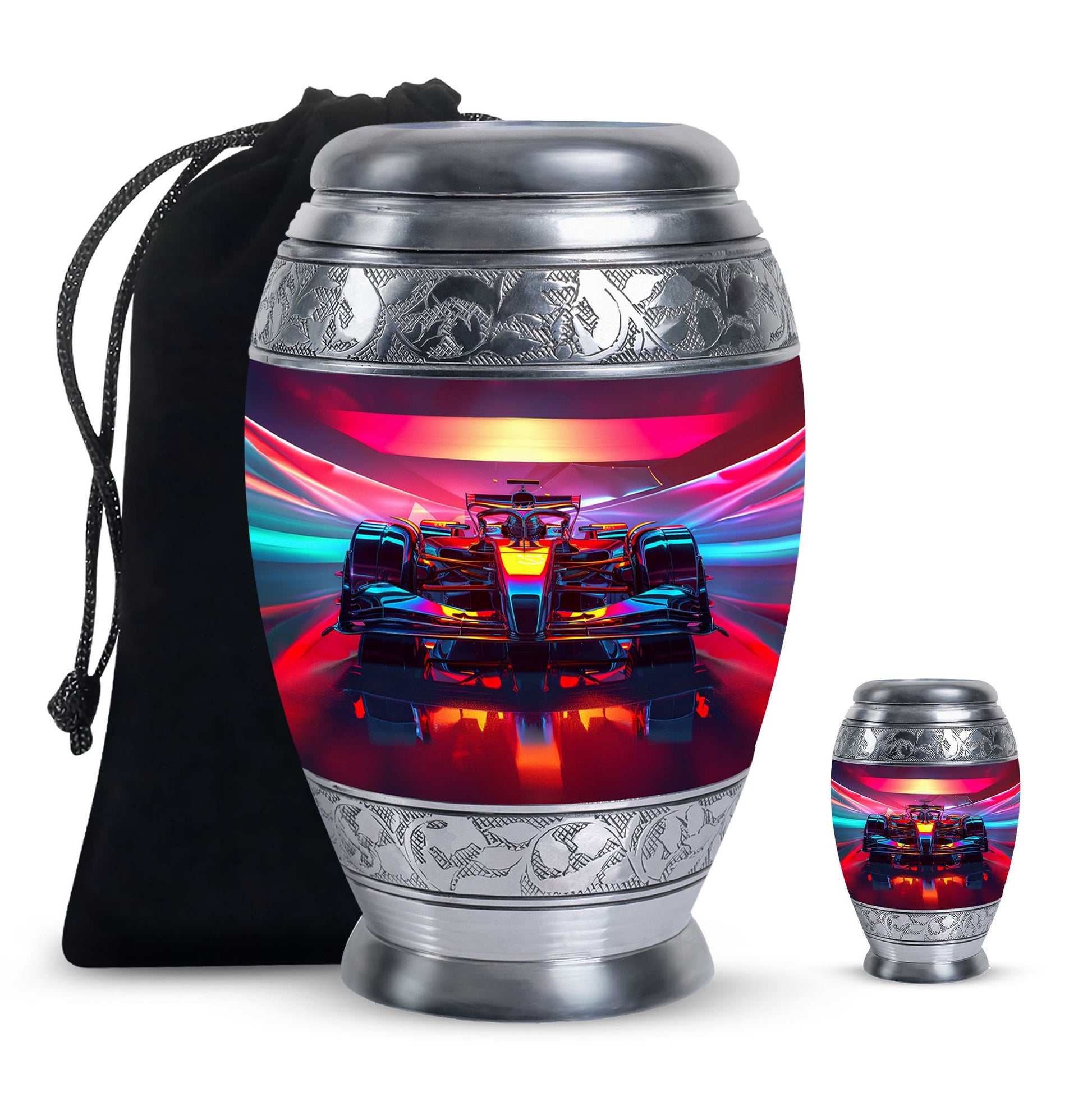 Racing Car Cremation Urn for Ashes – Unique Tribute For Motorsports Fans