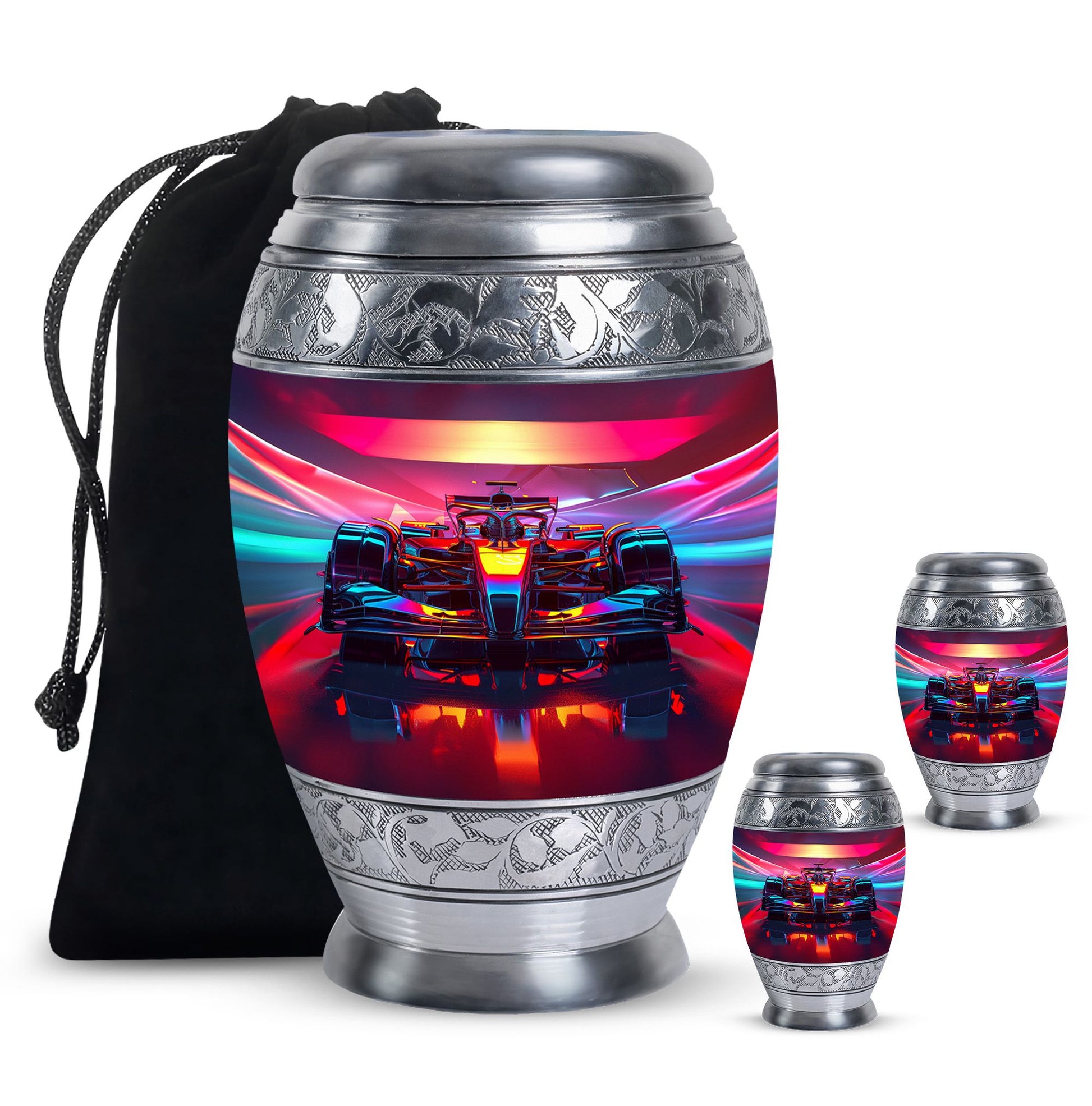 Racing Car Cremation Urn for Ashes – Unique Tribute For Motorsports Fans