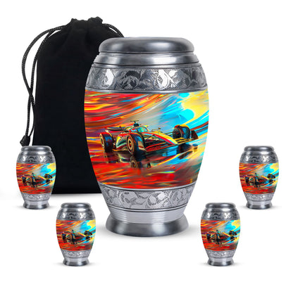 Personalized Car Cremation Urn for Human Ashes - 10-inch, 200 cu in - Yatskia