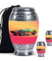 Colorful Race Car Cremation Urn - Decorative Funeral Urns For Dad Ashes