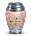 Swan and Cherry Blossom Cremation Urn – Elegant Memorial for Ashes