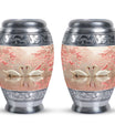Swan and Cherry Blossom Cremation Urn – Elegant Memorial for Ashes