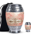 Swan and Cherry Blossom Cremation Urn – Elegant Memorial for Ashes