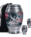 White Swan Funeral Urn - Large Urns For Human Ashes Adult Female