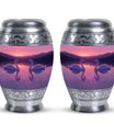 Pink Couple Swan Urn – Elegant Memorial Cremation Urn For Couple Ashes