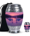 Pink Couple Swan Urn – Elegant Memorial Cremation Urn For Couple Ashes