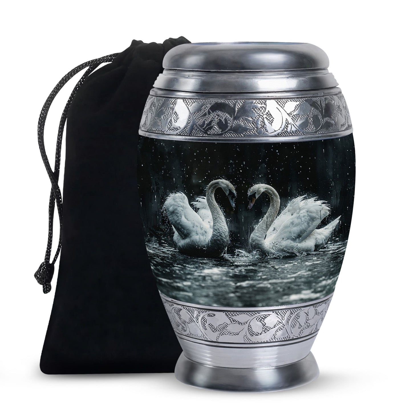 Personalized Bird Cremation Urn for Mom - 10-inch, 200 cu in - Yatskia