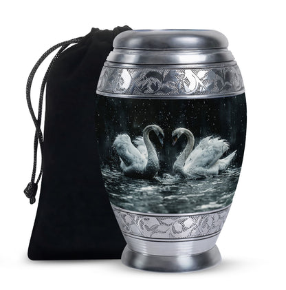 Personalized Bird Cremation Urn for Mom - 10-inch, 200 cu in - Yatskia