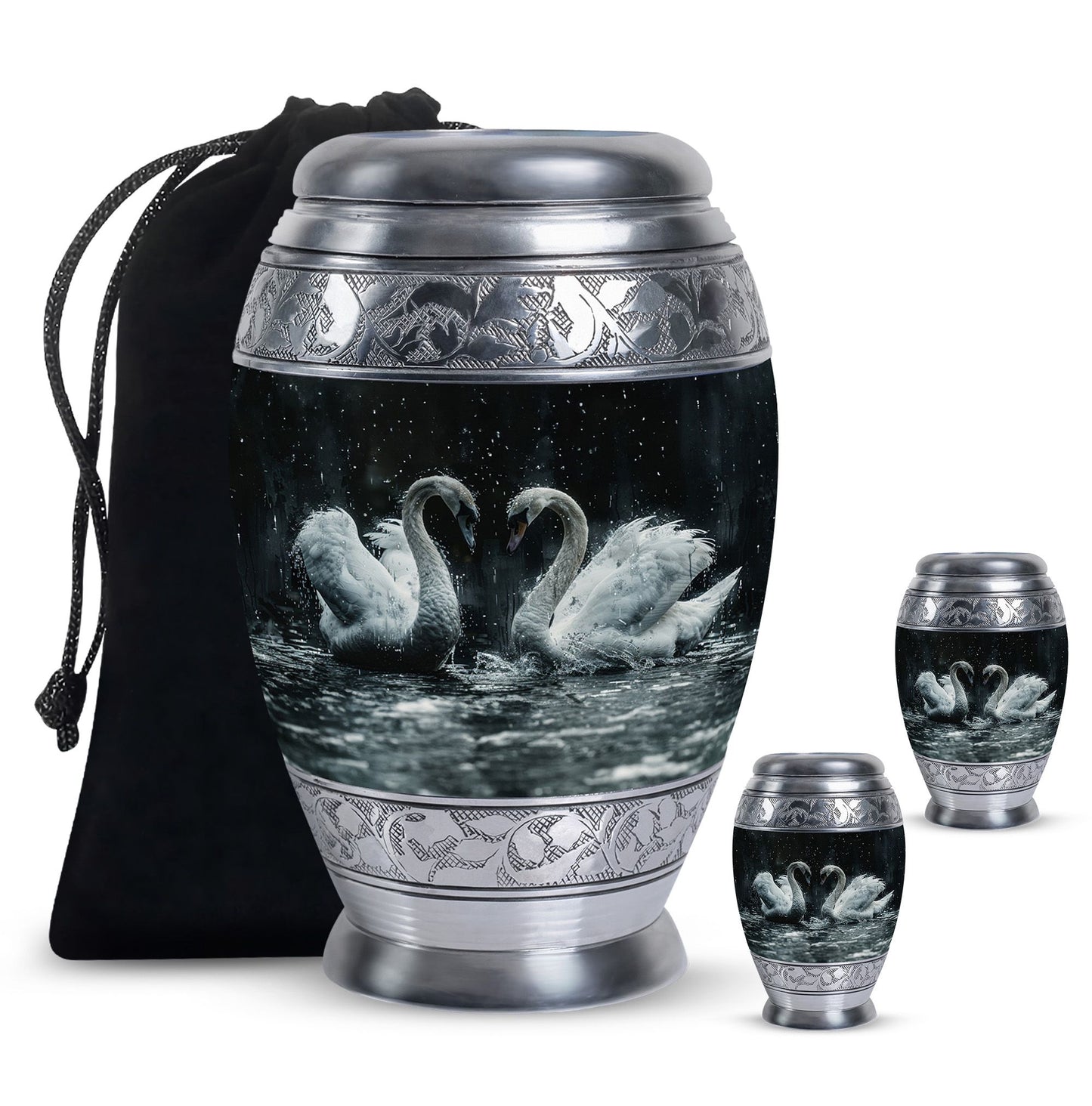 Personalized Bird Cremation Urn for Mom - 10-inch, 200 cu in - Yatskia