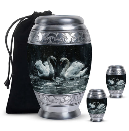 Personalized Bird Cremation Urn for Mom - 10-inch, 200 cu in - Yatskia