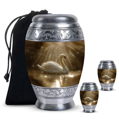 Personalized Bird Cremation Urn for Adults - 10-inch, 200 cu in - Yatskia