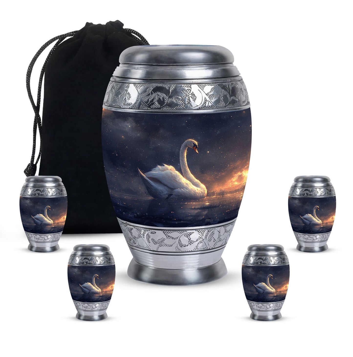 Personalized Bird Cremation Urn for Women - 10-inch, 200 cu in - Yatskia