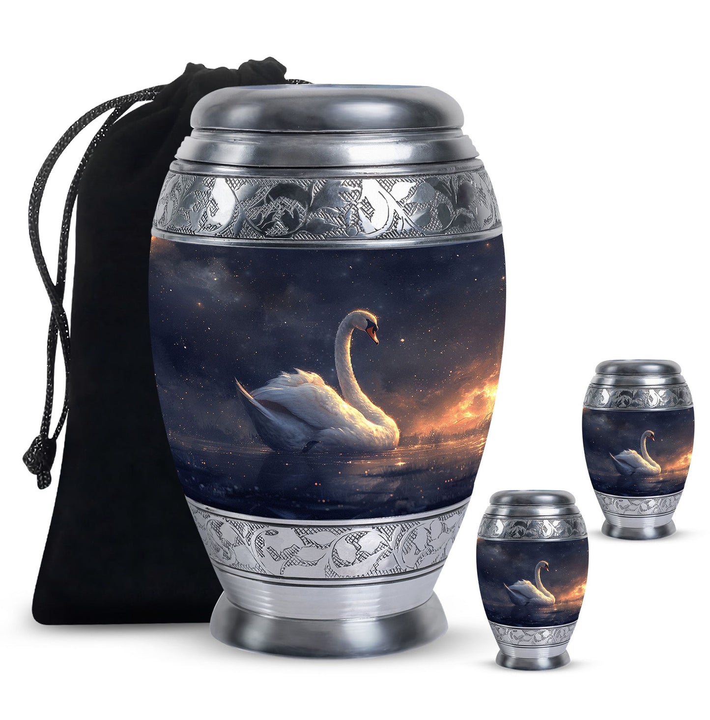 Personalized Bird Cremation Urn for Women - 10-inch, 200 cu in - Yatskia