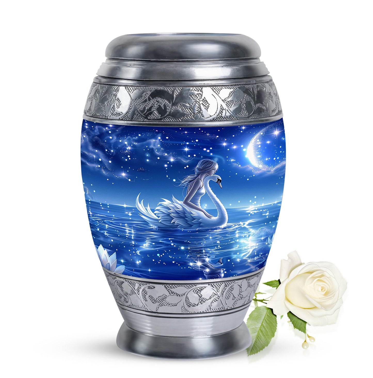 Personalized Bird Cremation Urn for Human Ashes - 10-inch, 200 cu in - Yatskia