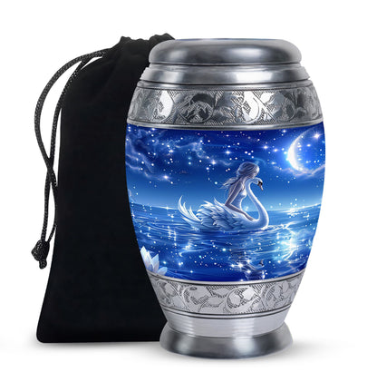 Personalized Bird Cremation Urn for Human Ashes - 10-inch, 200 cu in - Yatskia