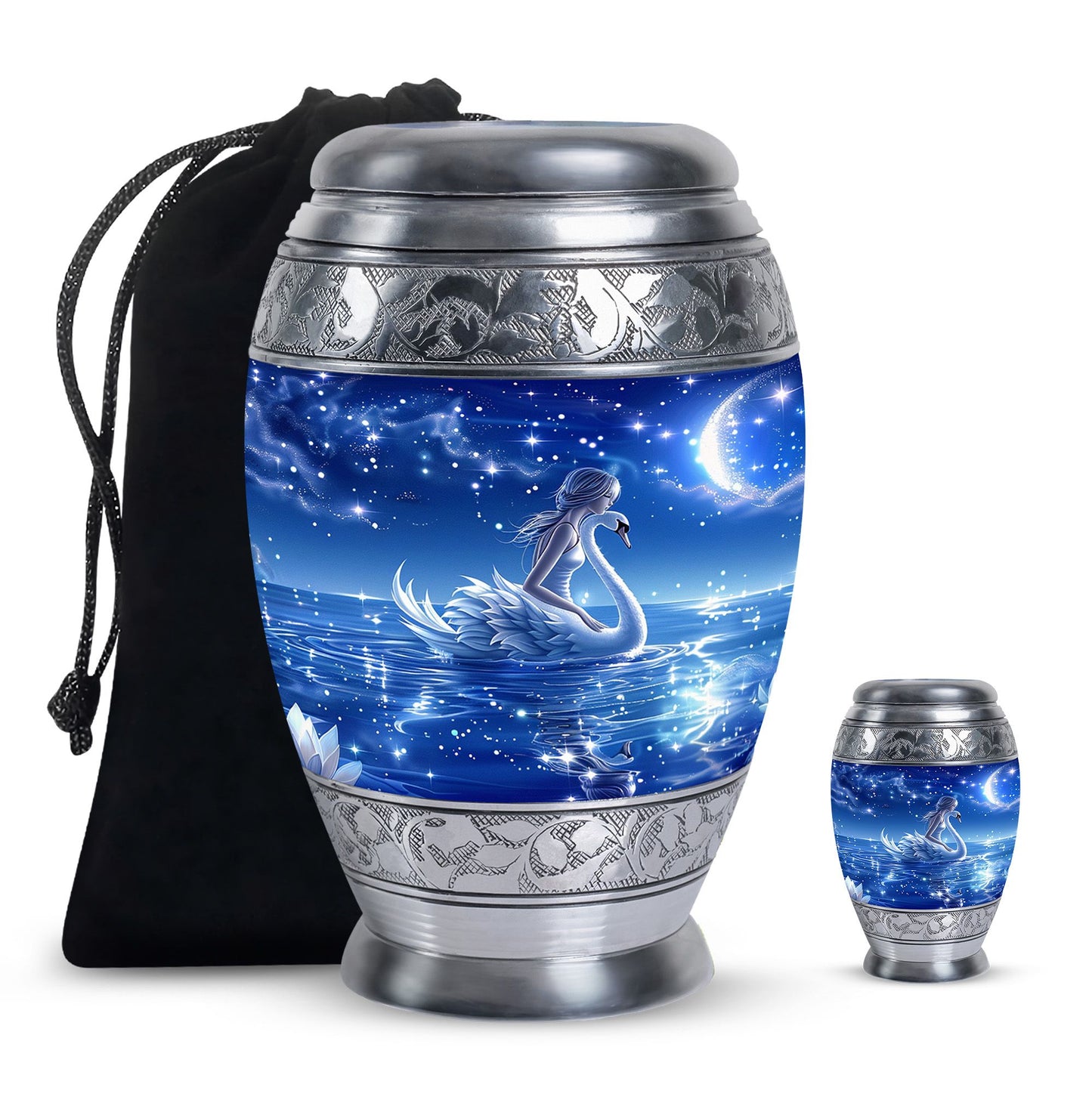 Personalized Bird Cremation Urn for Human Ashes - 10-inch, 200 cu in - Yatskia