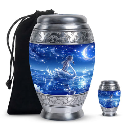 Personalized Bird Cremation Urn for Human Ashes - 10-inch, 200 cu in - Yatskia