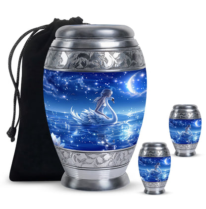Personalized Bird Cremation Urn for Human Ashes - 10-inch, 200 cu in - Yatskia