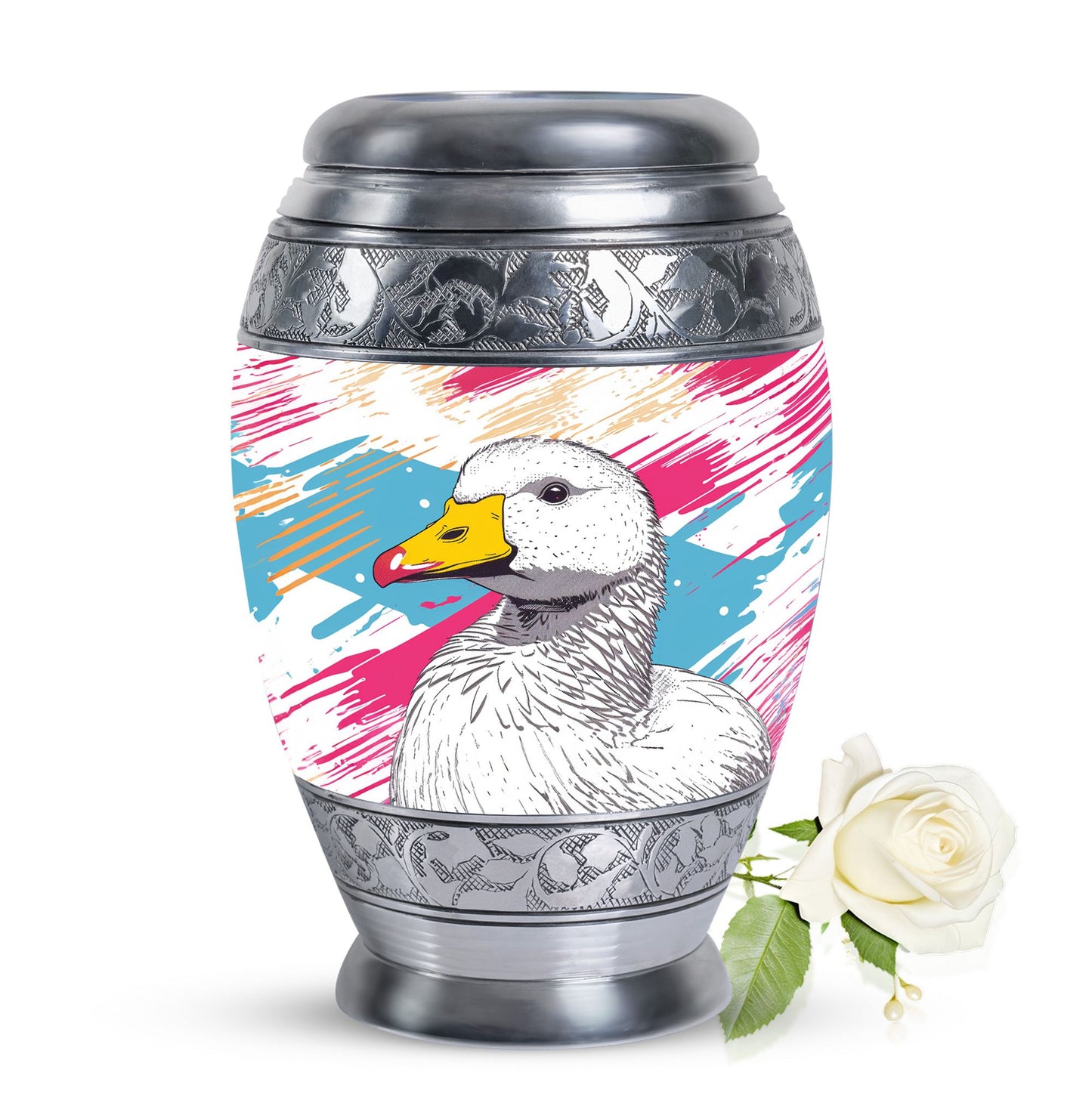 Personalized Bird Cremation Urn for Human Ashes - 10-inch, 200 cu in - Yatskia