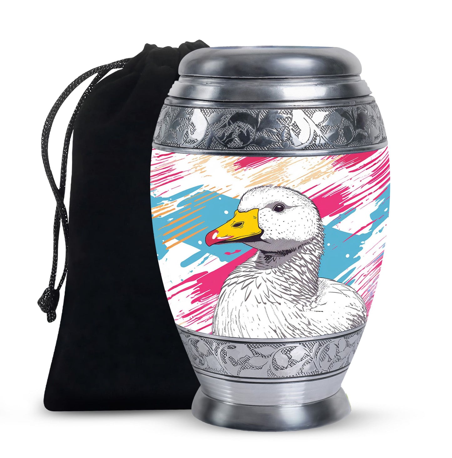 Personalized Bird Cremation Urn for Human Ashes - 10-inch, 200 cu in - Yatskia