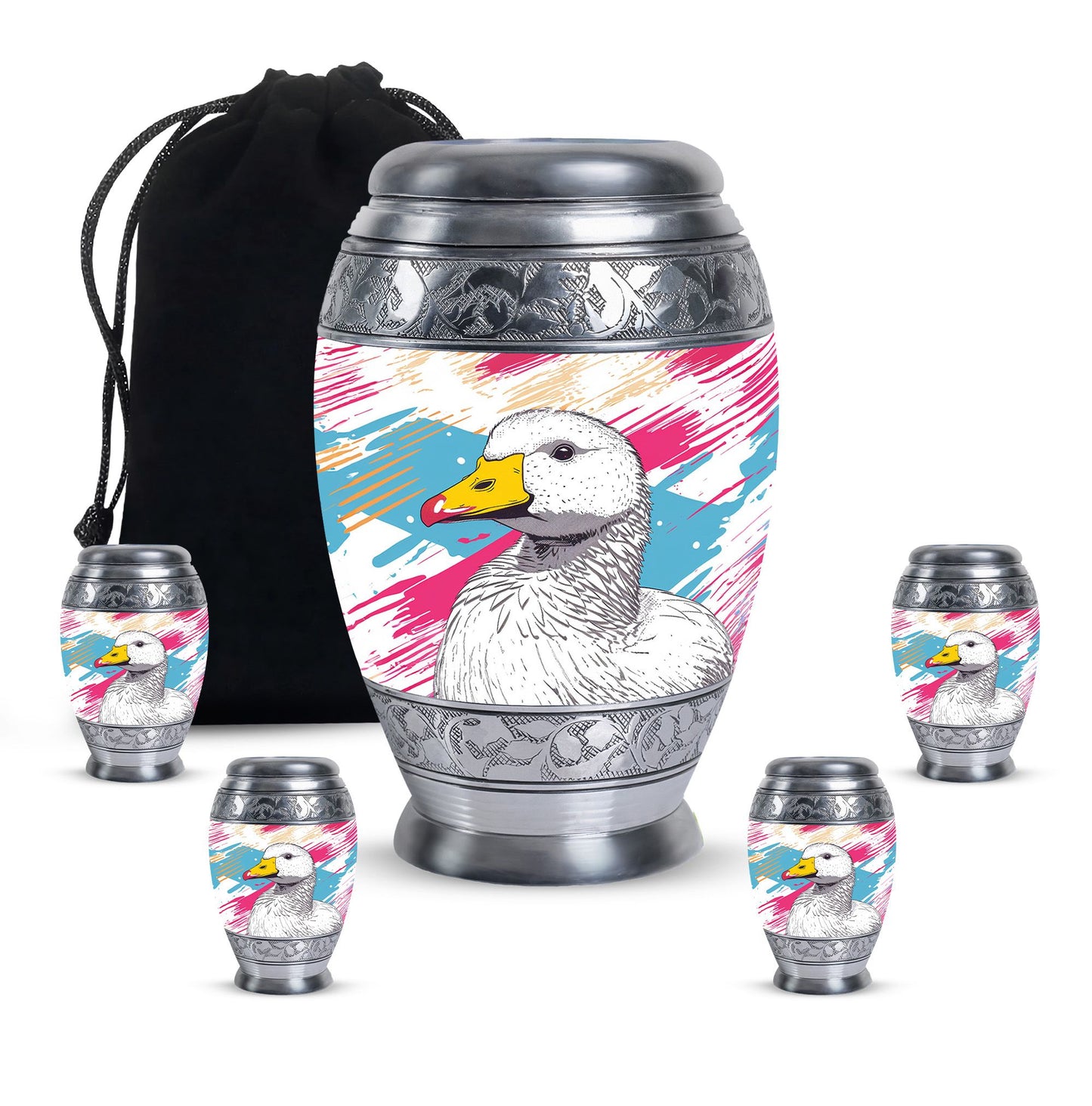 Personalized Bird Cremation Urn for Human Ashes - 10-inch, 200 cu in - Yatskia