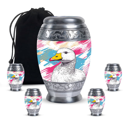 Personalized Bird Cremation Urn for Human Ashes - 10-inch, 200 cu in - Yatskia