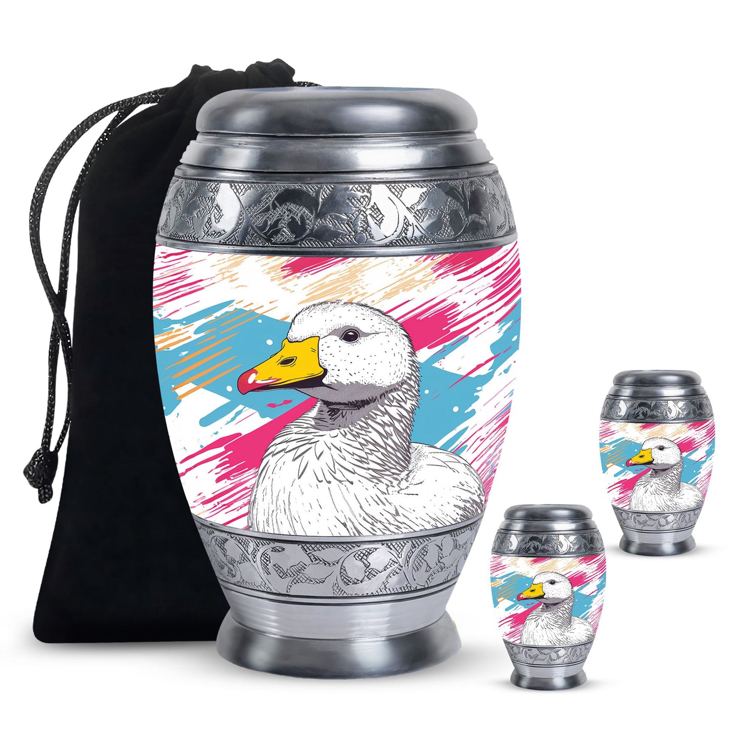 Personalized Bird Cremation Urn for Human Ashes - 10-inch, 200 cu in - Yatskia
