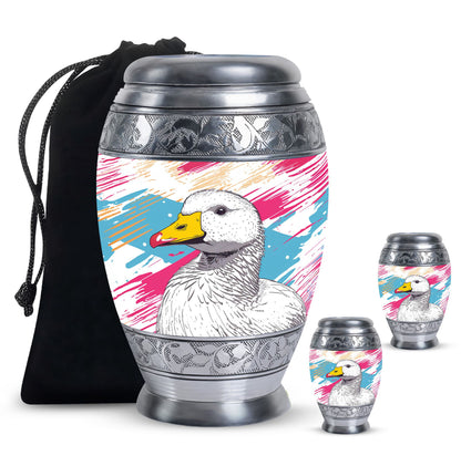 Personalized Bird Cremation Urn for Human Ashes - 10-inch, 200 cu in - Yatskia