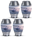 Dual Swan Cremation Urn For Human Ashes For Men and Women