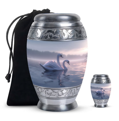 Personalized Bird Cremation Urn for Men and Women - 10-inch, 200 cu in - Yatskia