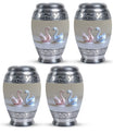 Duo Swan Keepsake Cremation Urn For Human Ashes - Mini Urns For Ashes