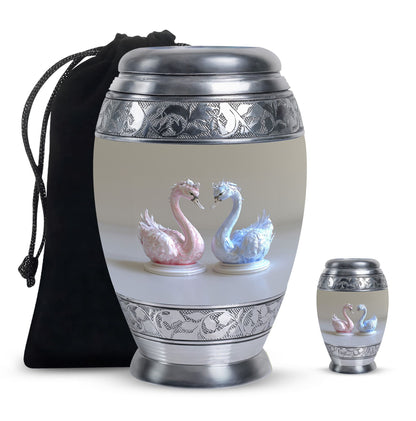 Personalized Bird Keepsake Urn for Human Ashes - 3-inch, 3 cu in - Yatskia