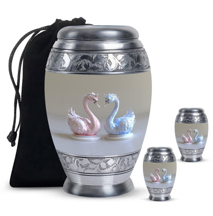Personalized Bird Keepsake Urn for Human Ashes - 3-inch, 3 cu in - Yatskia