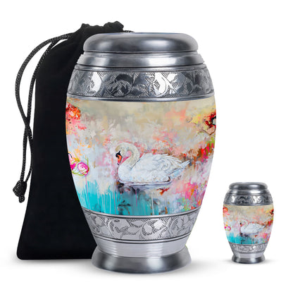 Personalized Bird Cremation Urn for Adults - 10-inch, 200 cu in - Yatskia