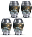 Golden Swan Funeral Urn for Human Ashes - Cremation Urn For Adults