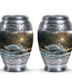 Golden Swan Funeral Urn for Human Ashes - Cremation Urn For Adults