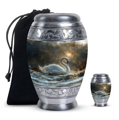 Personalized Bird Cremation Urn for Adults - 10-inch, 200 cu in - Yatskia