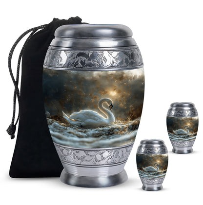 Personalized Bird Cremation Urn for Adults - 10-inch, 200 cu in - Yatskia