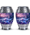 Purple Swan Cremation Urn for Human Ashes - Large Urns For Female & Male