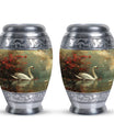 Graceful Swan Cremation Urns For Human Ashes - Urn for Dad and Mom