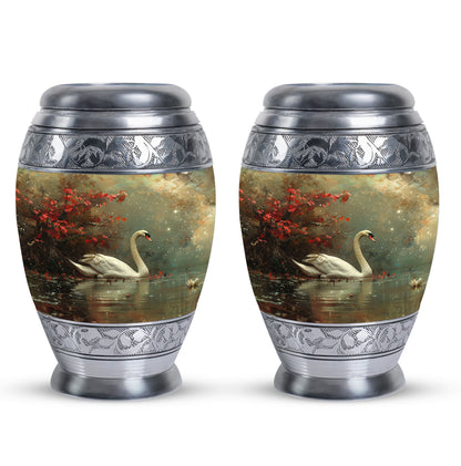 Personalized Bird Cremation Urn for Dad - 10-inch, 200 cu in - Yatskia