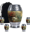 Graceful Swan Cremation Urns For Human Ashes - Urn for Dad and Mom