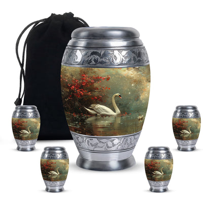 Personalized Bird Cremation Urn for Dad - 10-inch, 200 cu in - Yatskia